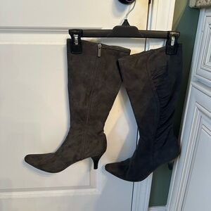 Impo Charcoal Heeled Boots